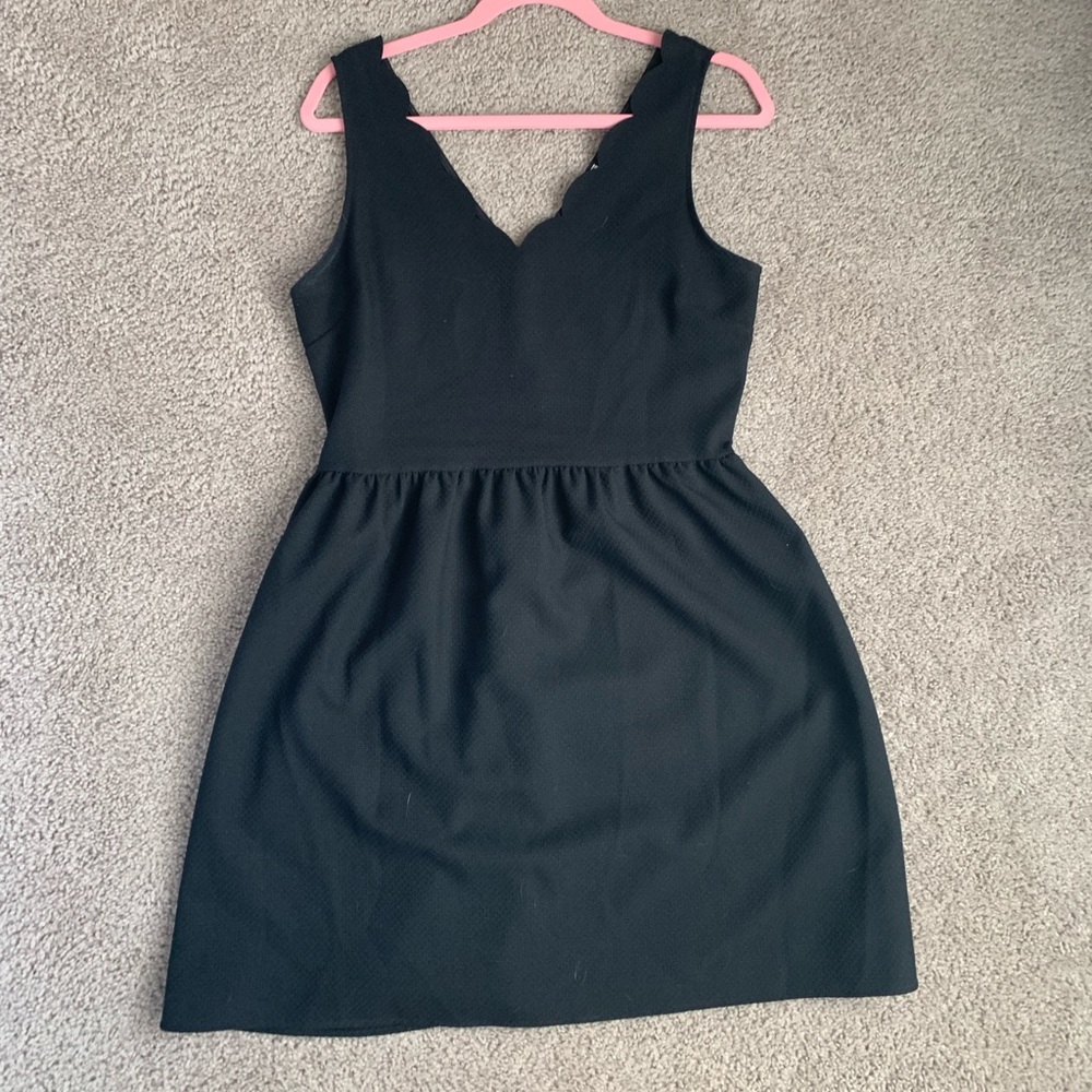 Every Scalloped Fit and Flare Dress